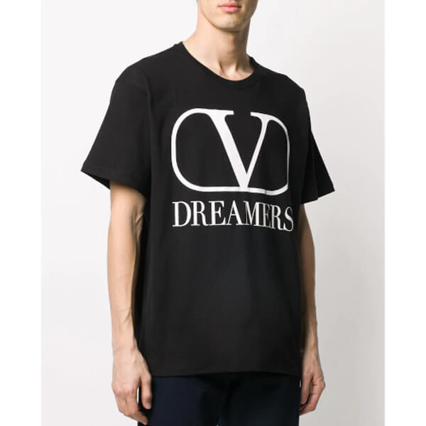 VALENTINO ヴァレンティノ Tシャツ コピー/ Vロゴ ドリーマーズ Tシャツ