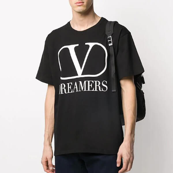 VALENTINO ヴァレンティノ Tシャツ コピー/ Vロゴ ドリーマーズ Tシャツ