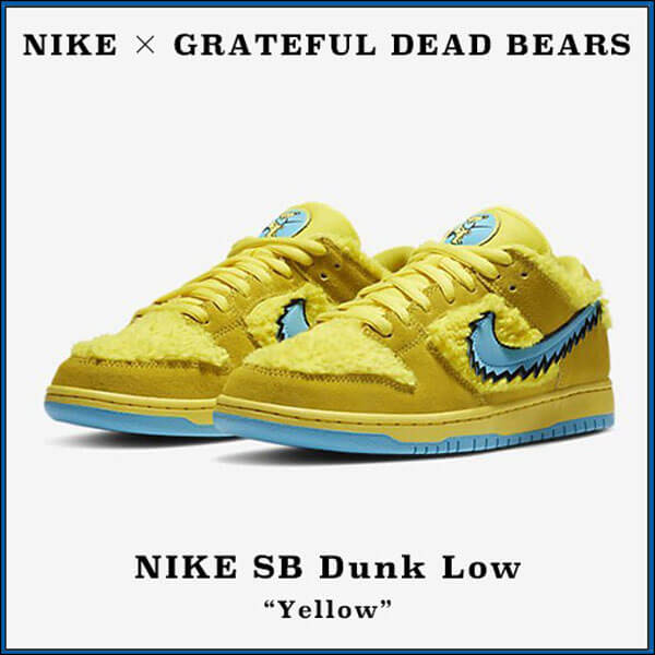 ナイキ スニーカー コピー【NIKE×GRATEFUL DEAD BEARS】激レア SB Dunk Low CJ5378-700