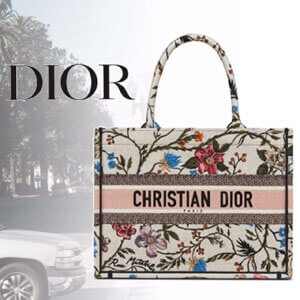 【DIOR ディオール ブックトート コピー】“DIOR BOOK TOTE”ローザ ムタビリス スモールバッグ