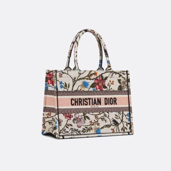 【DIOR ディオール ブックトート コピー】“DIOR BOOK TOTE”ローザ ムタビリス スモールバッグ