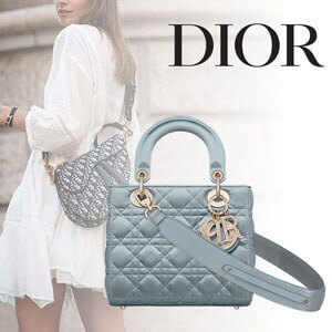 DIOR ディオール カナージュ コピー 日本未入荷◇ サテン ABCDIOR バッグ ◇選べるイニシャル◇ M538SOSMJ_M82B