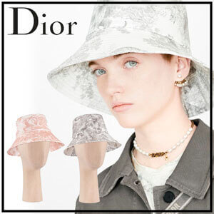 ☆DIOR ディオール キャップ コピー☆ 帽子 ハット バケット 柄 デニム 02TOJ924I130_C858