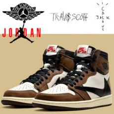 ナイキ エアージョーダン スニーカー コピー NIKE Jordan 1 Retro High Travis Scott ジョーダン 1 レトロ