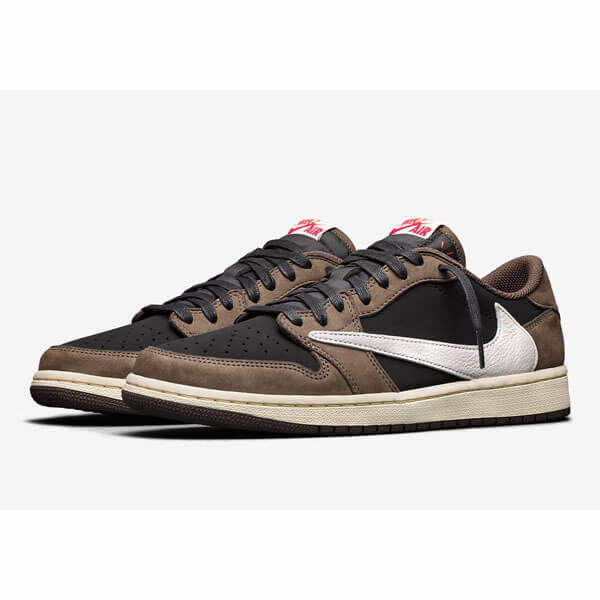 ナイキ エアージョーダン スニーカー コピー Travis Scott x Nike Air Jordan 1 Retro Low OG SP AW 19 2019 Mocha