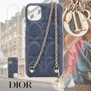 【新作】DIOR ディオール iphoneケース コピー Dior スマホケース デニムブルー 上品 S0356OVRB_M90B