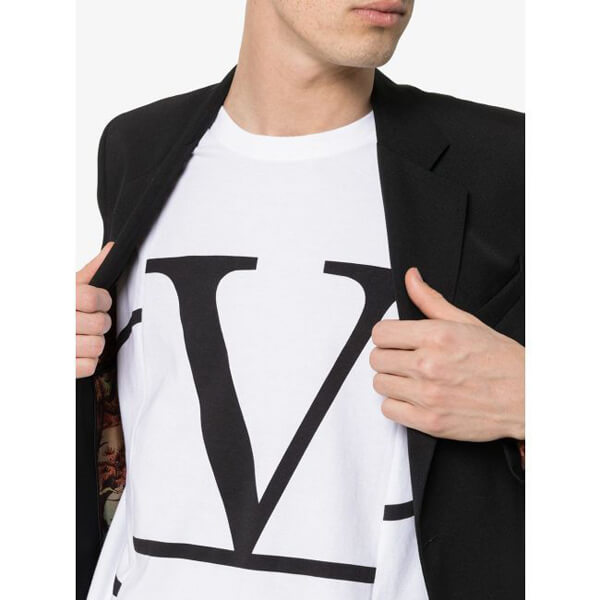 【VALENTINO ヴァレンティノ Tシャツ コピー】VLOGO Tシャツ TV3MG01SLIAA01