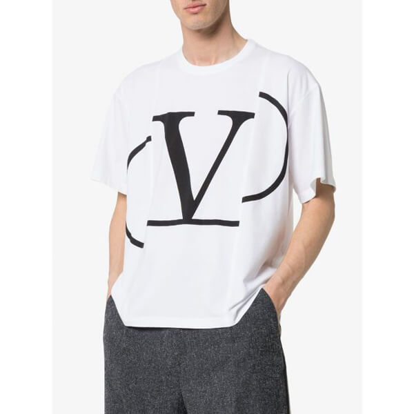 【VALENTINO ヴァレンティノ Tシャツ コピー】VLOGO Tシャツ TV3MG01SLIAA01