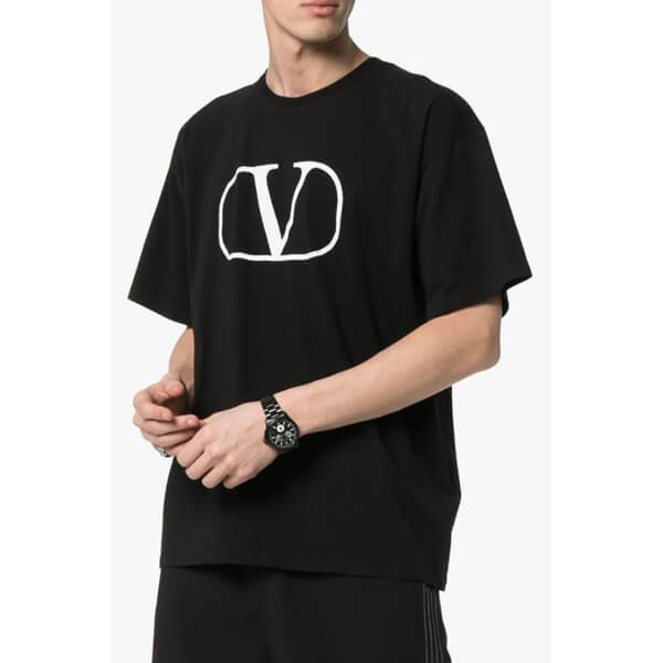 新作◆VALENTINO VALENTINO ヴァレンティノ Tシャツ コピー◆V ロゴ Tシャツ