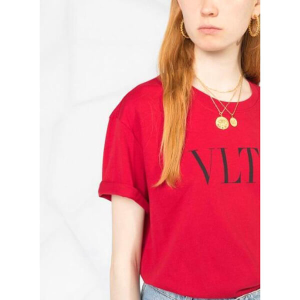 新作 VLTN VALENTINO ヴァレンティノ Tシャツ コピー RED TV3MG10V3LEAI5