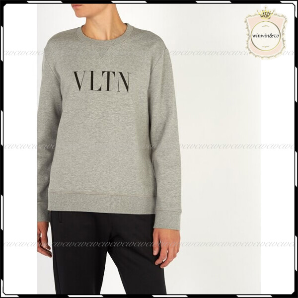 VALENTINO◆VLTN ヴァレンティノ トレーナー コピー クルーネック スウェット