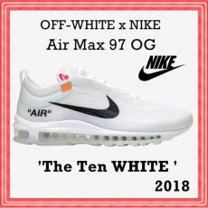 ナイキ オフ ホワイト スニーカー コピー ナイキ ランニングシューズ OFF-WHITE x NIKE Air Max 97 OG 'The Ten WHITE' 2017 AW FW 17