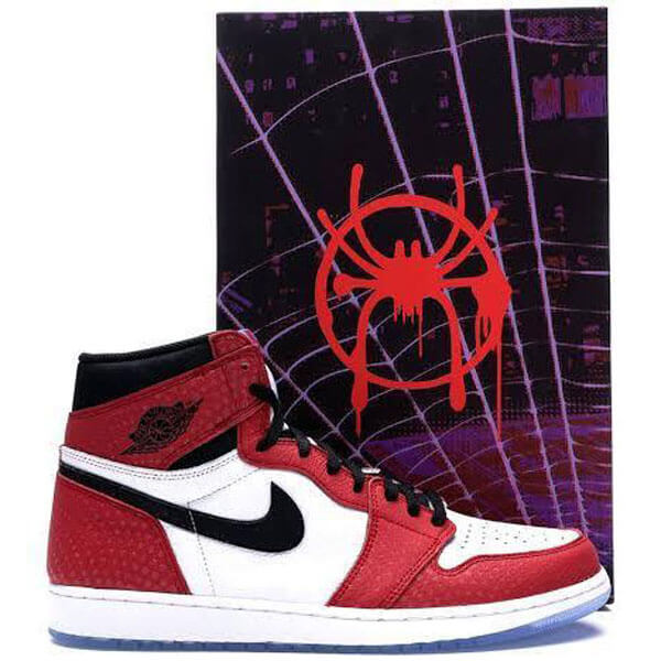 ナイキ エアージョーダン スニーカー コピー 超入手困難限定ｺﾗﾎﾞ激ﾚｱ! Nike Air Jordan 1 High Spider-Man