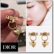  Dior ピアス コピー TWICE ナヨン愛用 J'ADIOR ゴールドピアス ホワイトクリスタル