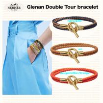 HERMES ブレスレット コピー カーフスキン Glenan Double Tour brac...