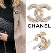 シャネル 偽物 CHANEL CCブローチ ココマークアクセパール BROOCH