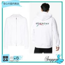 ジバンシー パーカー コピー Givenchy レインボー ジップアップ フーディー