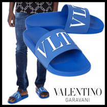 夏らしい鮮やかカラーヴァレンティノ サンダル 偽物【VALENTINO】19SS/VLTN ラバ...