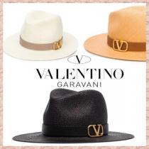 ★☆Valentino ヴァレンティノ キャップ コピー☆★Vロゴ フェドラハット