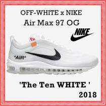 ナイキ オフ ホワイト スニーカー コピー ナイキ ランニングシューズ OFF-WHITE x NIKE Air Max 97 OG 'The Ten WHITE' 2017 AW FW 17