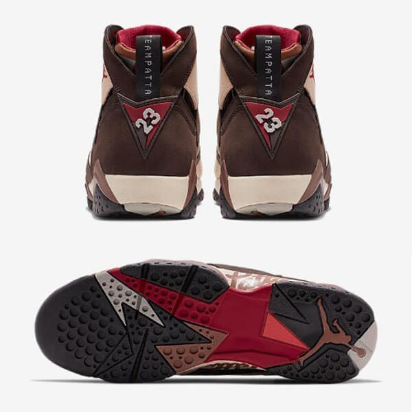 ナイキ エアージョーダン スニーカー コピー 魅惑のコラボ★PATTA × NIKE AIR JORDAN 7 OG SP★ブラウン