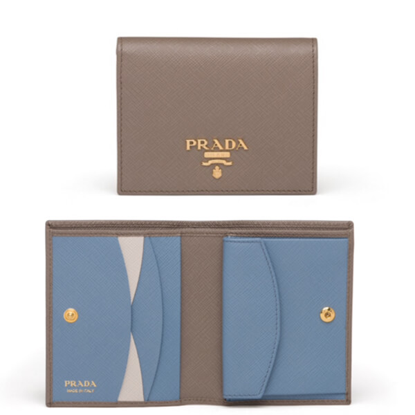 完売必至！PRADA SAFFIANO☆偽物マルチカラーコンパクト 1MV204新色