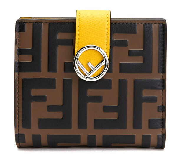 F is Fendi☆スーパーコピー二つ折り財布 じゃばらカードケース 8M0386AAIIF1B13