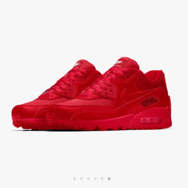 ナイキ スニーカー エアマックス コピー NIKE AIR MAX 90 iD red