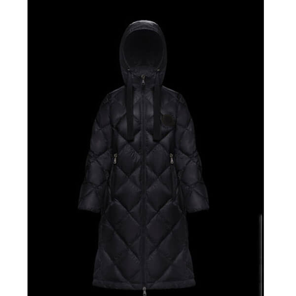 【20AW】モンクレール 偽物 ダウン MONCLER 入手困難 DUROC ロゴ入 ロング丈 リボン付 3色 0931D20000C0459999