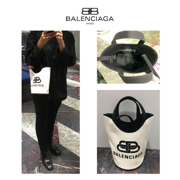 バレンシアガ トートバッグ コピー★BALENCIAGA★可愛いバケツ型トート★WAVE XSサイズ