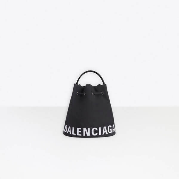 【バレンシアガ トートバッグ コピー】BALENCIAGA WHLL ドローストリング バケットバッグ XS