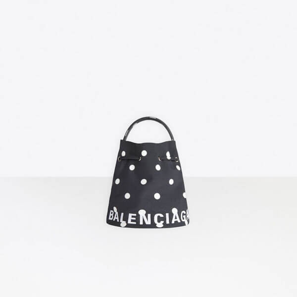 【バレンシアガ トートバッグ コピー】BALENCIAGA WHLL ドローストリング バケットバッグ XS