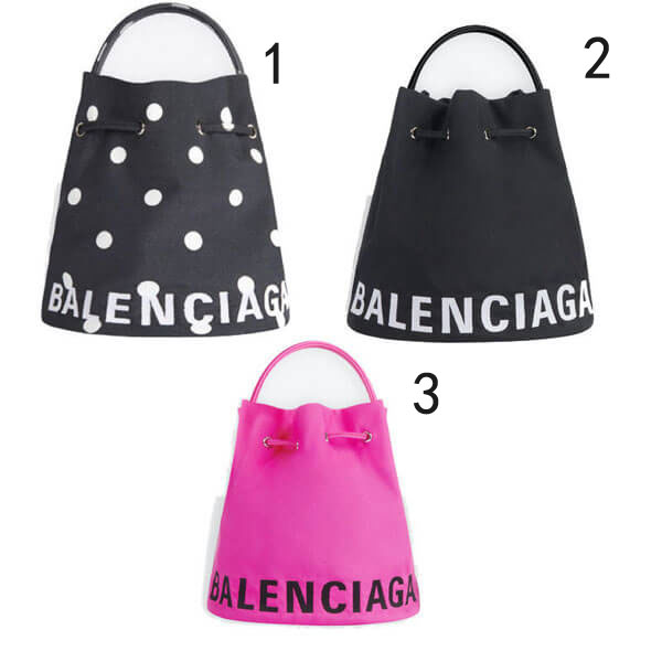 【バレンシアガ トートバッグ コピー】BALENCIAGA WHLL ドローストリング バケットバッグ XS