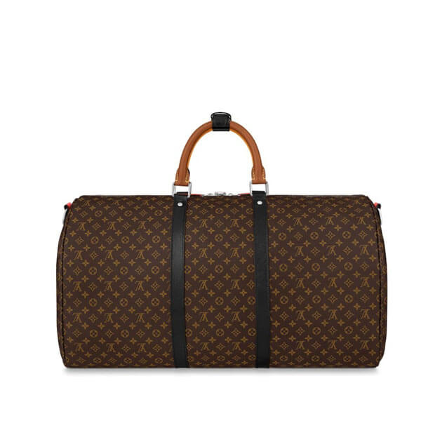 ルイ ヴィトン ボストンバッグ 偽物☆Louis Vuitton☆旅行のお供に♪キーポル・バンドリエール 50 M56855