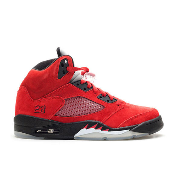 ナイキ エアジョーダン コピー 5 レトロ レイジング ブル レッド スエード【NIKE Air Jordan】入手困難!! Air Jordan 5 Raging Bull Red