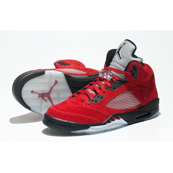 ナイキ エアジョーダン コピー 5 レトロ レイジング ブル レッド スエード【NIKE Air Jordan】入手困難!! Air Jordan 5 Raging Bull Red