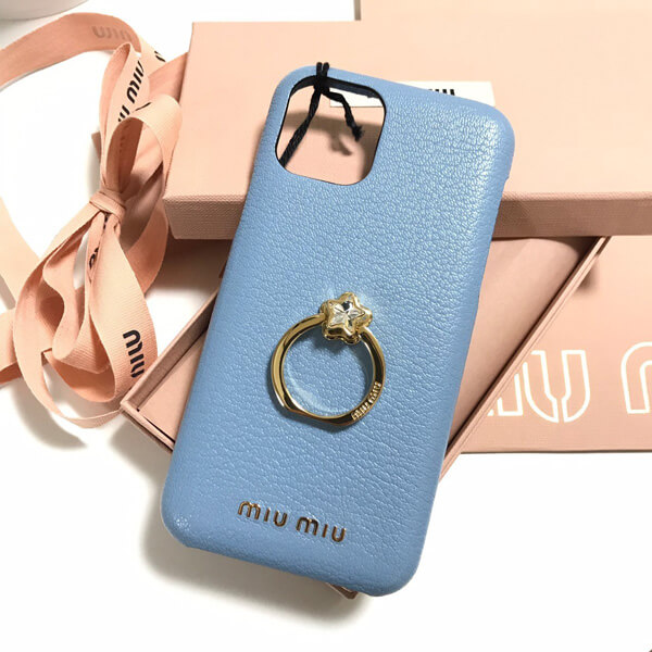 miumiu iphoneケース コピー ハートクリスタル リング iPhone11 Proケース カバー 5ZH058