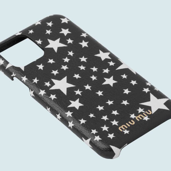 miumiu iphoneケース コピー 込星が可愛い MiuMiuマドラス IPHONE11PROケース