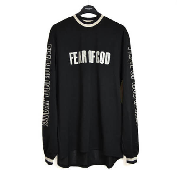 Fear of God 偽物クラシックロゴ ロングスリーブ Tシャツ MESH MOTOCROSS JERSEY