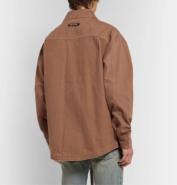 新着★FEAR OF GOD★偽物コットンキャンバスシャツジャケット 全2色