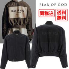 関税・送料込 FEAR OF GODコピー with logo Zipped ジャケット