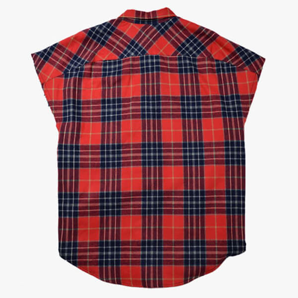 【FEAR OF GOD】コピーナイキThe Sleeveless Flannel【即発送】