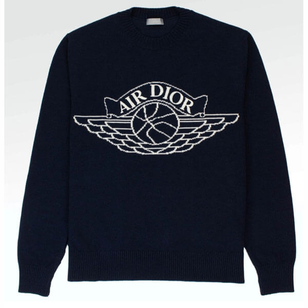 ディオール ナイキ コピー Dior x NIKE Air Jordan Wings Sweater NATURAL