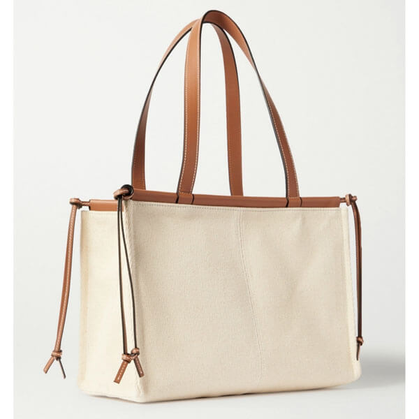 ∞∞ LOEWE ∞∞ロエベ クッショントート コピー Cushion small leather-trimmed canvas Tote bag 330.02AA93