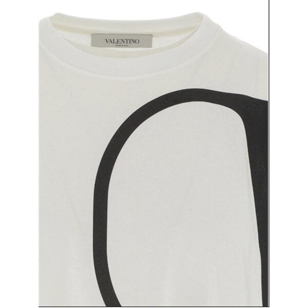 【VALENTINO】ヴァレンティノ ロゴTシャツ コピー◆VLOGO PRINT T-SHIRT◆ロゴ半袖Ｔシャツ TB3MG03T5860NI