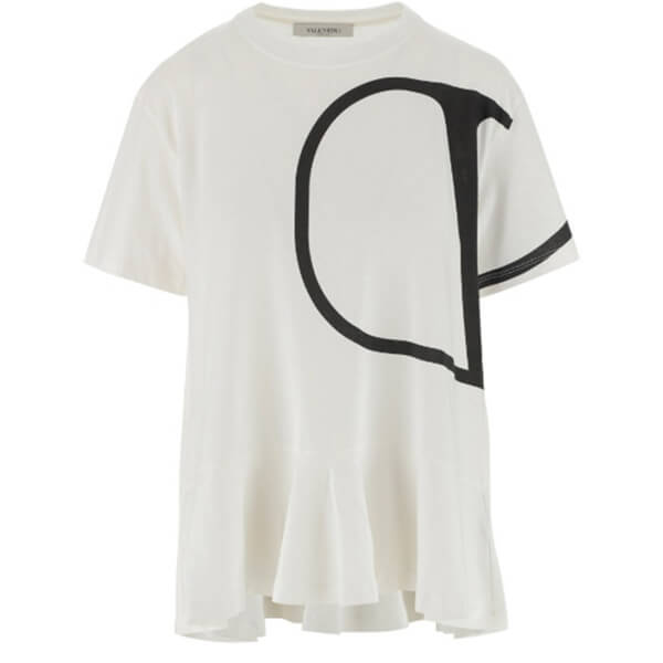 【VALENTINO】ヴァレンティノ ロゴTシャツ コピー◆VLOGO PRINT T-SHIRT◆ロゴ半袖Ｔシャツ TB3MG03T5860NI