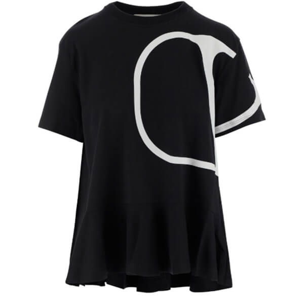 【VALENTINO】ヴァレンティノ ロゴTシャツ コピー◆VLOGO PRINT T-SHIRT◆ロゴ半袖Ｔシャツ TB3MG03T5860NI