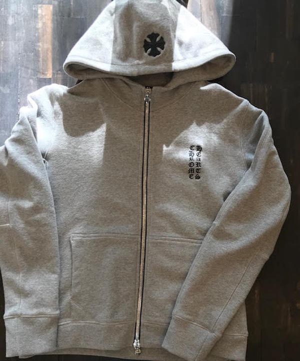 2020新作【CHROME HEARTS クロムハーツパーカー コピー】ZIP HOOD ジップ パーカー