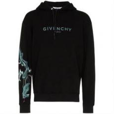 2020新作限定大人気 ジバンシィ偽物 パーカー GIVENCHY 20AW Logo&Dragon BLACK