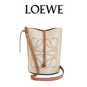 【LOEWE ロエベ ゲートバッグ コピー】ゲート バケット アナグラム Light Oat/Tan309.22BZ57